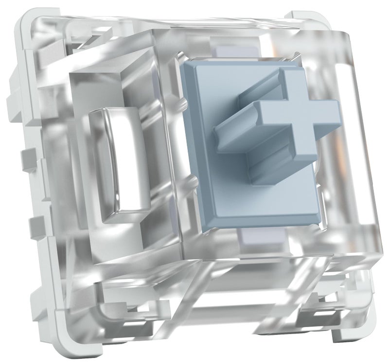 Glorious Kailh Speed Silver Mechanical Keyboard Switches: Ultra-Fast Linear 120-Pack - Engineered for Competitive Gaming - Image 1